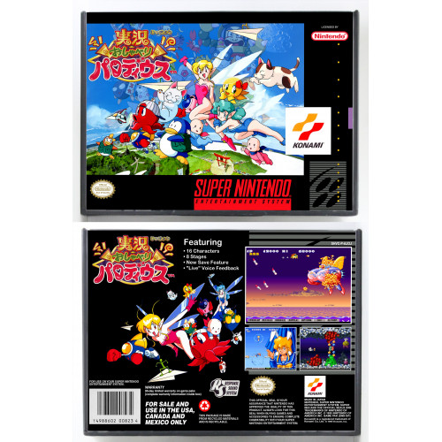 Jikkyou Oshaberi Parodius (SNES/SFC Hybrid Design)